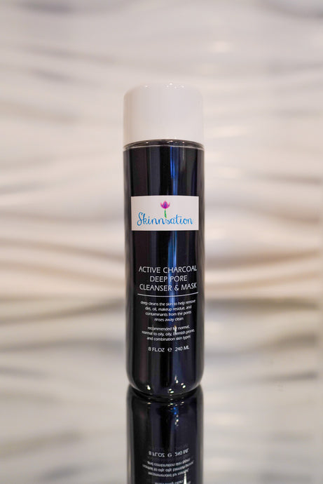 Active Charcoal Deep Pore Cleanser & Masque - Skinnsation